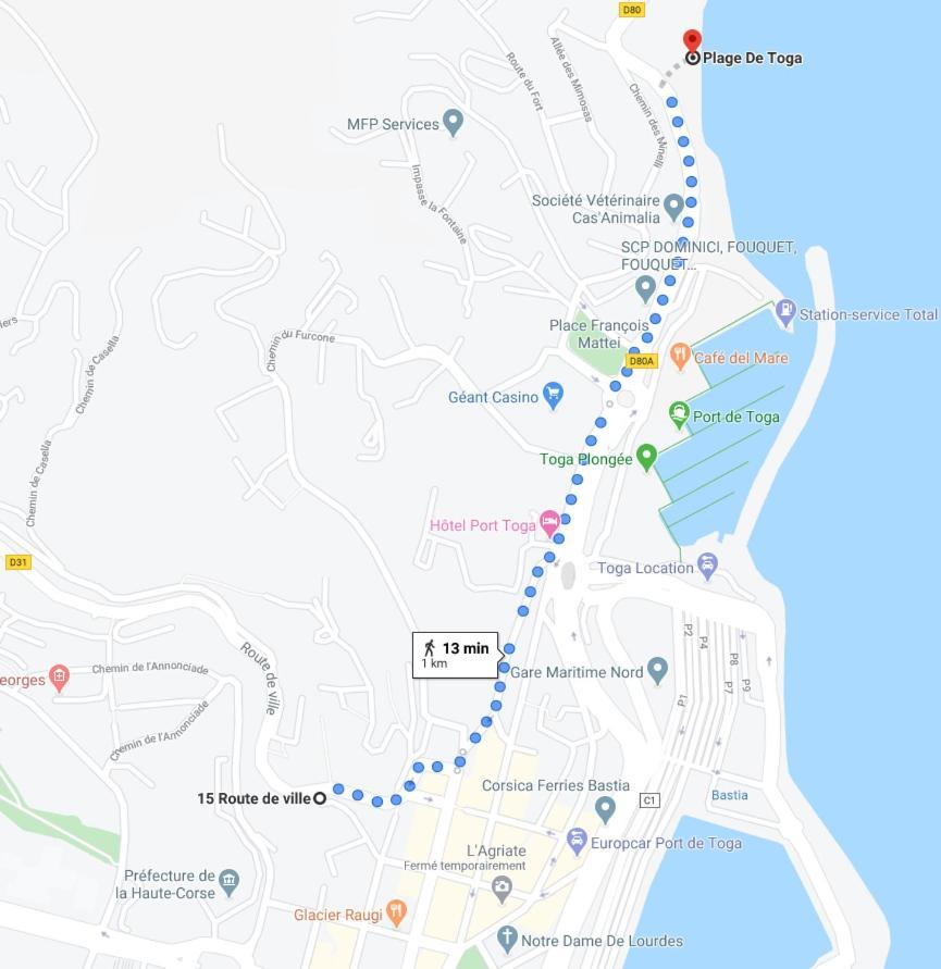 Charmant Petit Studio En Centre Ville Бастия Экстерьер фото
